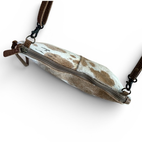 Myra Bag Cowhide Brown Leather & Hairon - Picture 4 of 10